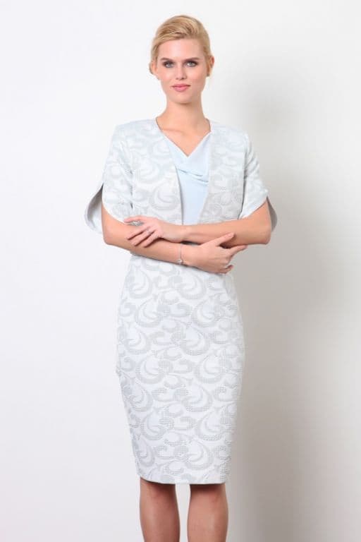 Ella Boo Pale Blue Dress & Jacket